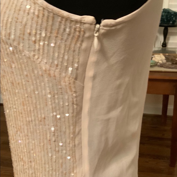 J. Crew Lightly Sequined Beige/Gold Top🌟Size 2 - Picture 5 of 14